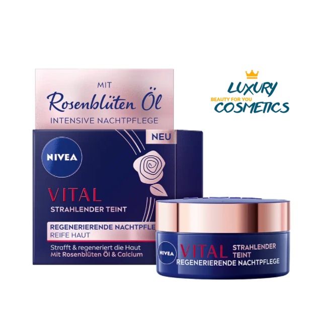 Hàng Đức - Bộ kem dưỡng da ngày và đêm Nivea Vital 50ml danh cho độ tuổi 30+
