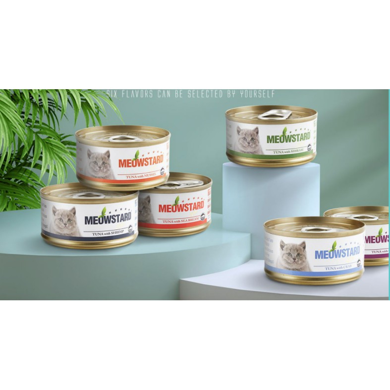 [HCM] Pate Meowstard Eco Cho Mèo, Cho Thú Cưng lon 80gr