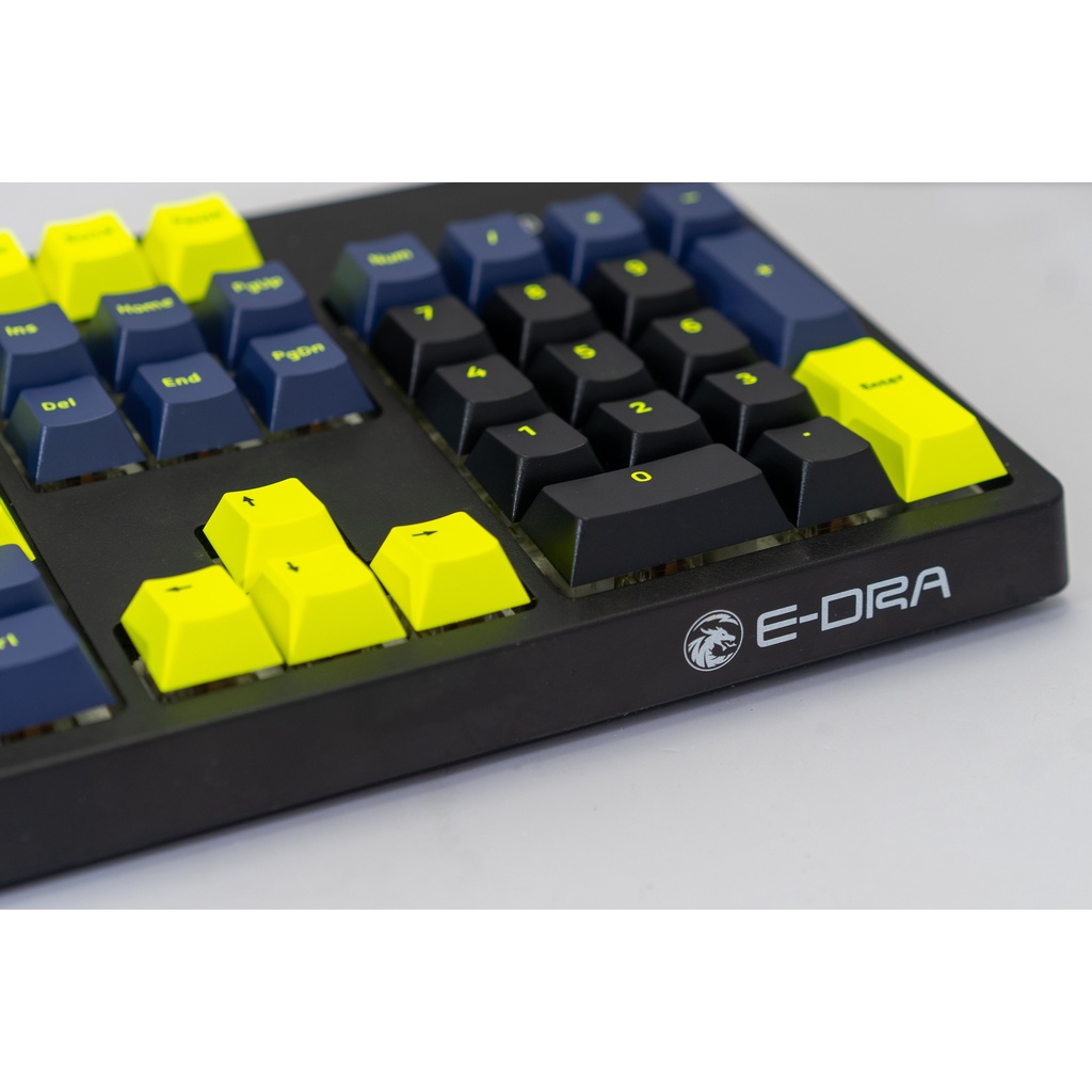 Bộ keycap phím cơ E-Dra EKC7101 - NIGHT RUNNER (PBT Double-Shot/ 166 nút/ Cherry Profile)