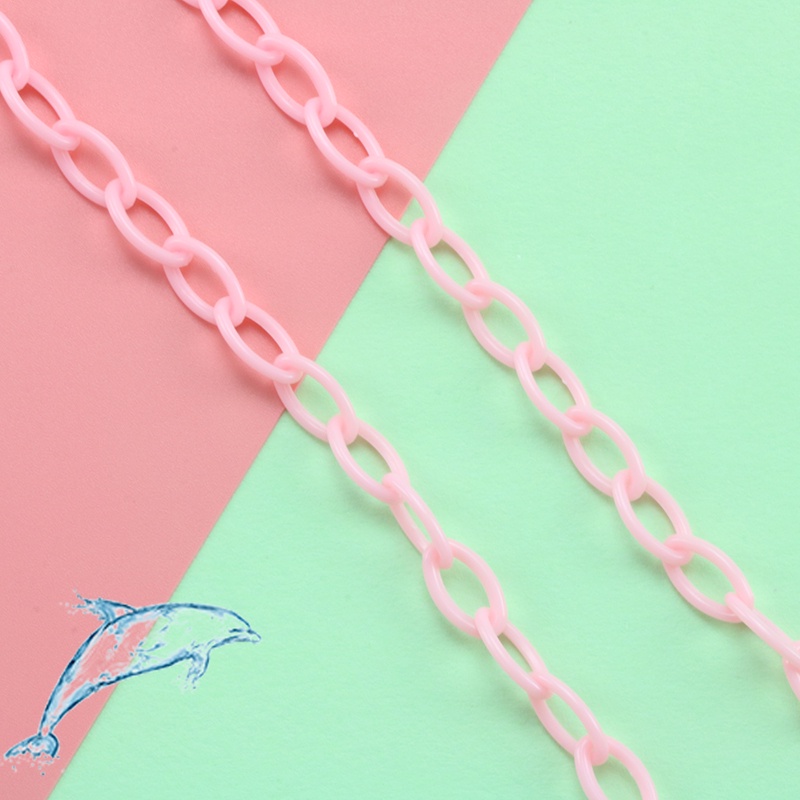 Dây Xích Nhựa acrylic 8 * 13mm Dùng Làm Đồ Trang Sức Thủ Công diy