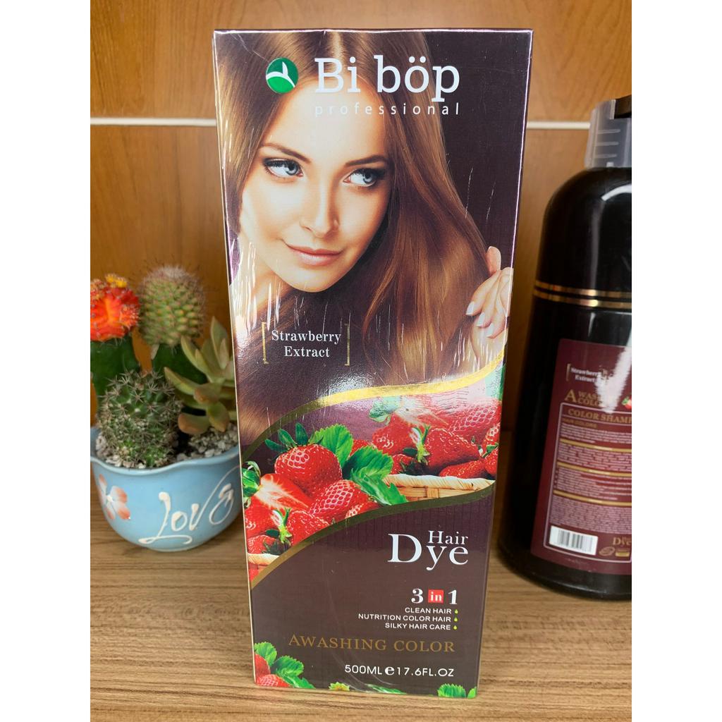 Dầu Gội Nâu Thảo Dược Phủ Bạc Bi-Bốp Nhật Bản 500mll