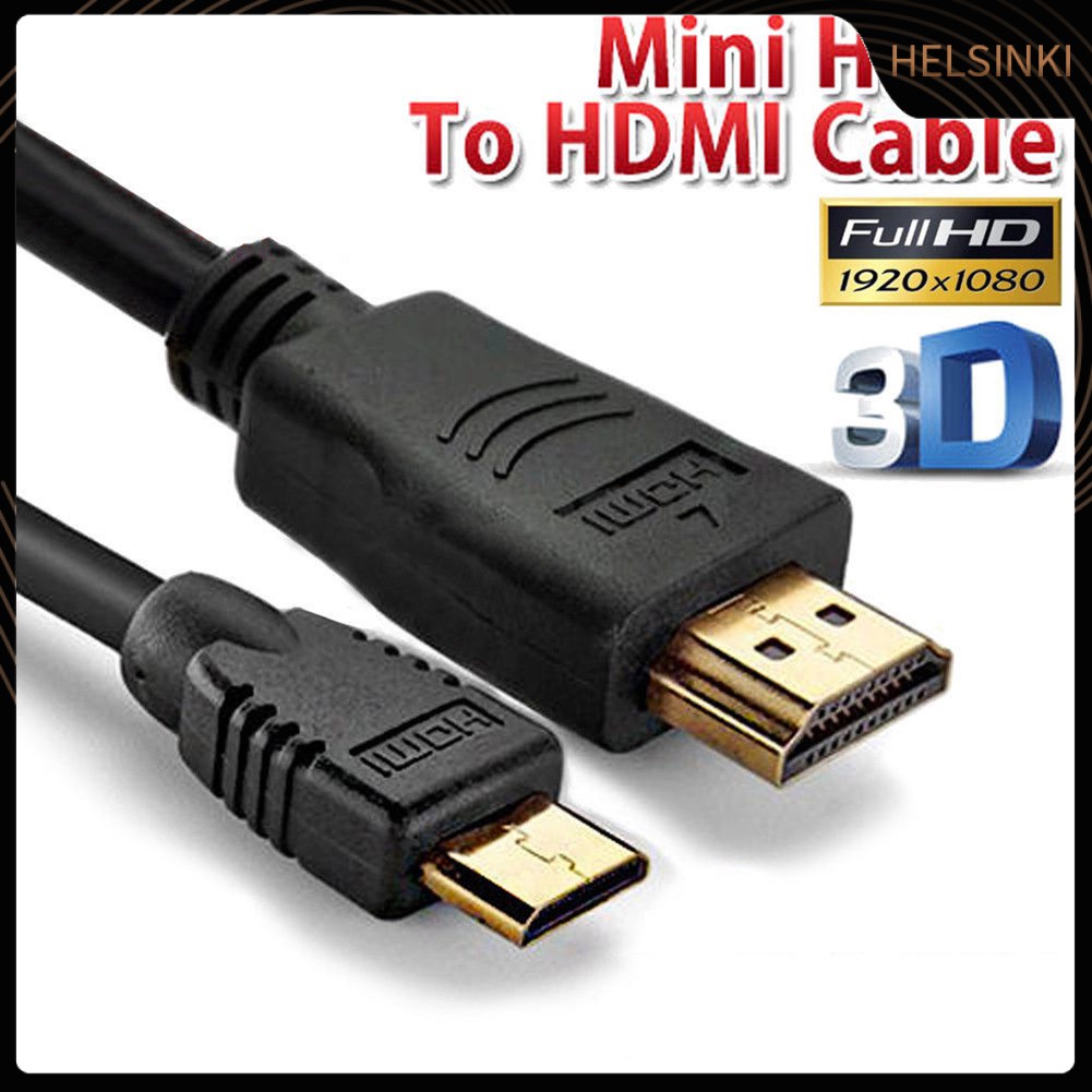 Dây Cáp Chuyển Đổi Hdmi Sang Mini Hdmi V1.4 3d Hd 1080p Cho Máy Chiếu Hdtv