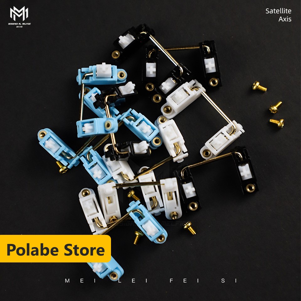 Stab ML V2 Pro, Stabilizer hàng xịn chính hãng ML, Stab PCB Mount - Thanh cân bằng bàn phím cơ Screw-in - Polabe Store