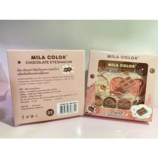 Bảng phấn mắt Mila color chocolate