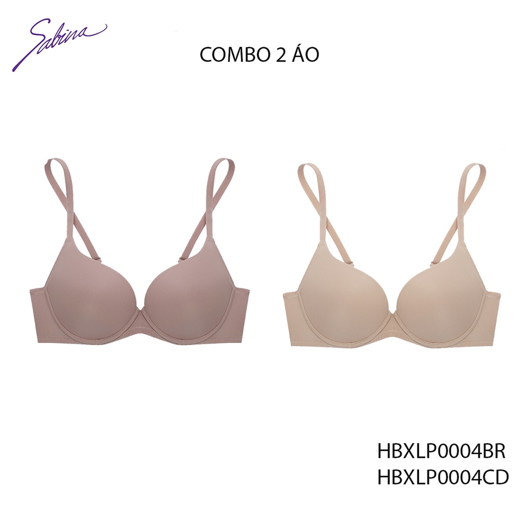 Combo 2 Áo Lót Mút Mỏng Vừa Màu Trơn Habpy Lady By Sabina HBXLP0004
