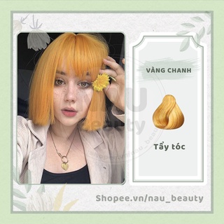 ( Tặng oxy dưỡng ) Thuốc nhuộm tóc màu vàng chanh
