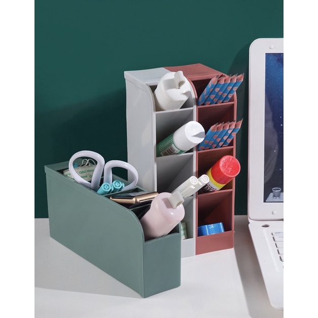 Kệ 4 Ngăn Đựng Bút Và Đồ Dùng Để Bàn Decor Bàn Học