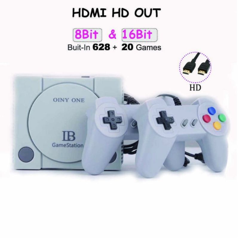 Máy Chơi Game 628 trò nes + 20 trò mới , Chuẩn HDMI , playstation , tay cầm game , máy chơi game
