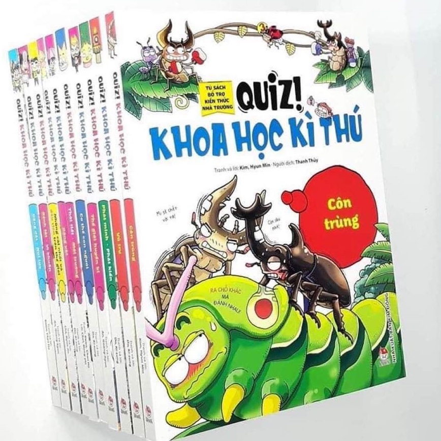 Sách – Quiz! Khoa Học Kì Thú (bộ 15 cuốn) - NXB Kim Đồng - Quyển lẻ tùy chọn