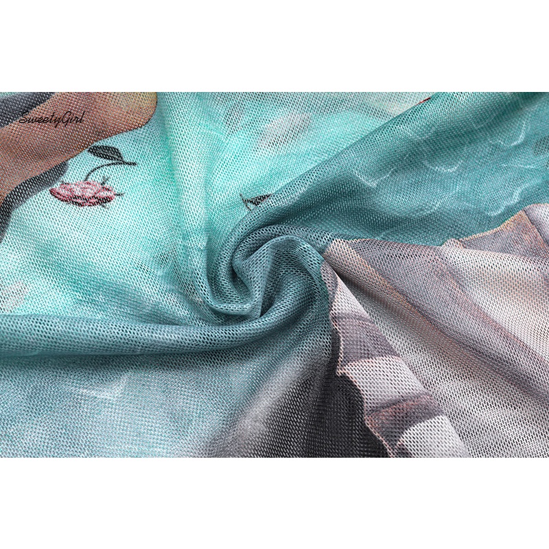 Áo Tank Top Cổ Tròn In Họa Tiết Hoạt Hình Thời Trang 2022 Cho Nữ