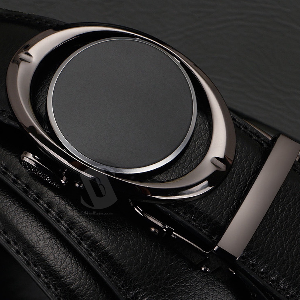 Dây Thắt Lưng, Nịt Nam Da Bò Cao Cấp - ShinBasic, Khoá Tự Động, Bảng Đẹp, Thời Trang Công Sở, Trẻ Trung, BELTS21BAS12