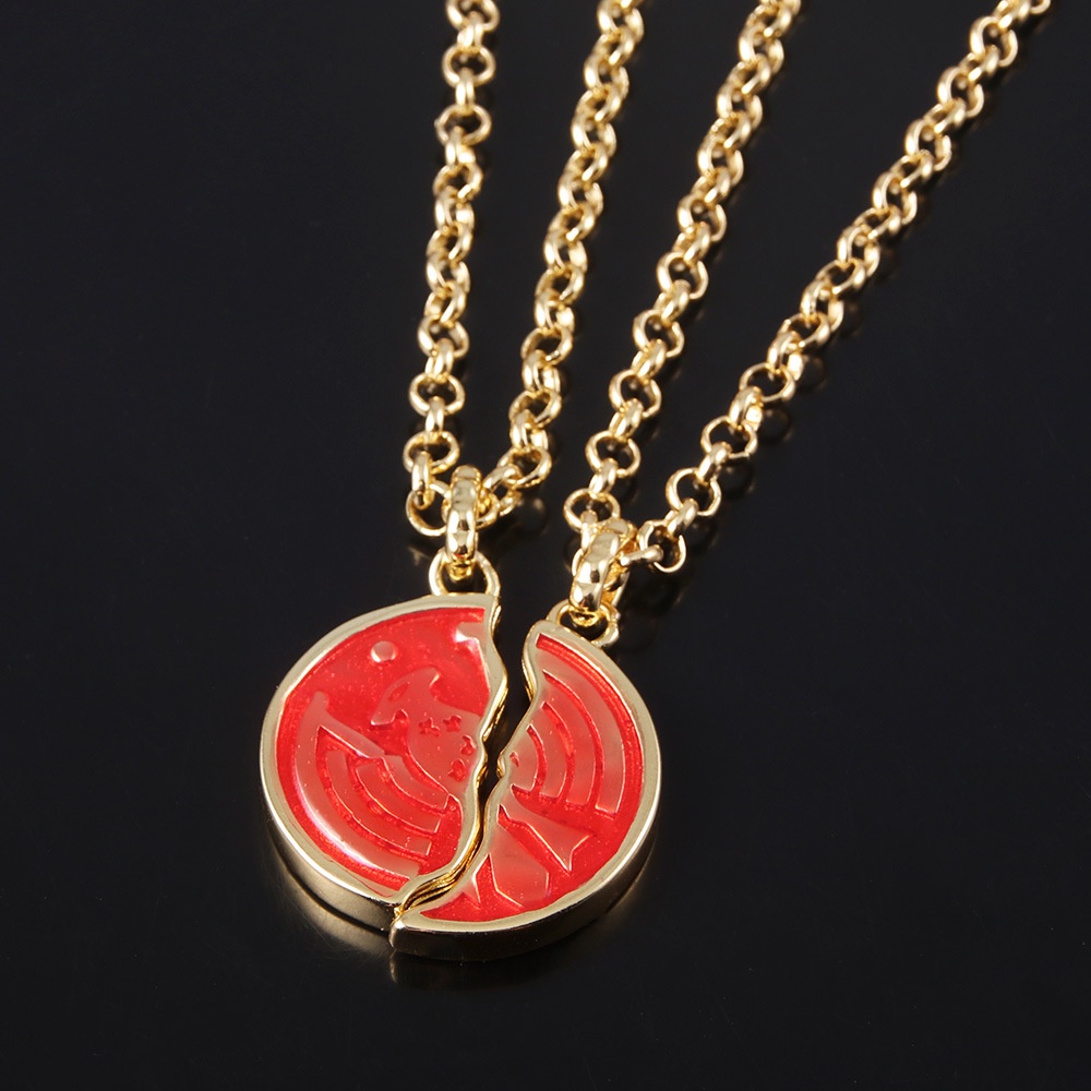 Vòng cổ Mặt Hình Kamen Rider OOO Ankh's Broken Taka Core Medal Cho Cặp Đôi