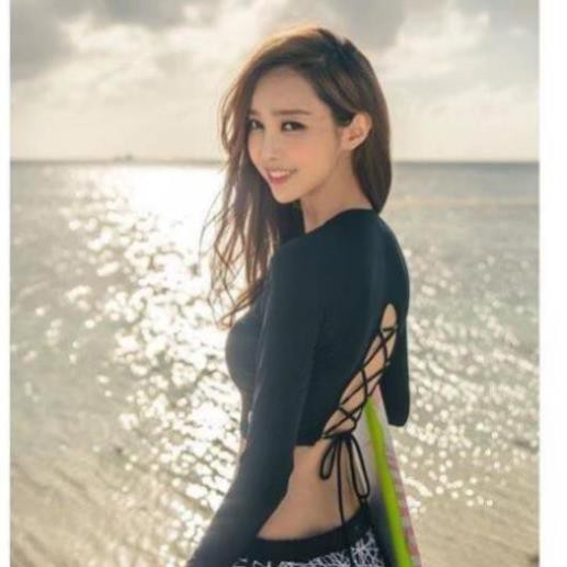 Lẻ Áo Bơi Nữ Dài Tay, Áo Bơi Nữ Đan Dây Lưng Quyến Rũ SAVVY 👙 sexy  ཾ ་ | BigBuy360 - bigbuy360.vn