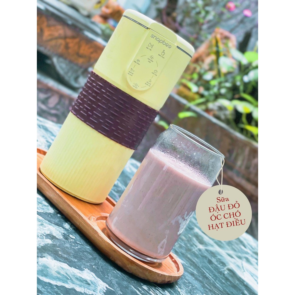Mua 1 tặng1 - Máy làm sữa hạt mini SNAPBEE 2021 - Nấu sữa hạt, say sinh tố, nấu cháo, dễ vệ sinh