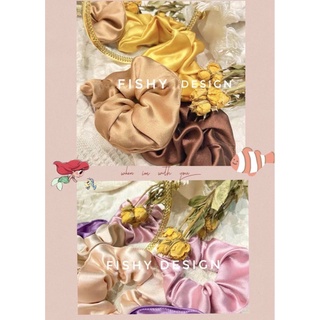Dây Buộc Tóc Scrunchies Lụa Mềm Mại DB.FISHY
