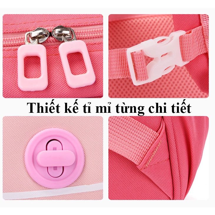 Balo Chống Gù Ngang Kiểu Anh Chống Nước, chống gù Có Phản Quang, Chống Mài Mòn. Cặp ngang cho bé Tiểu Học...