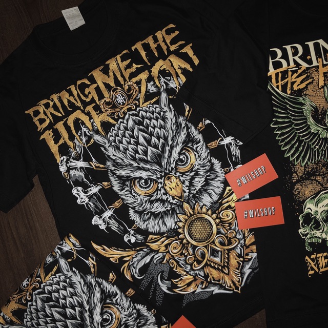 ÁO BRING ME THE HORIZON - ROCK BAND TEE - ÁO PHÔNG ÁO THUN NHẠC ROCK UNISEX - ROCKTEE