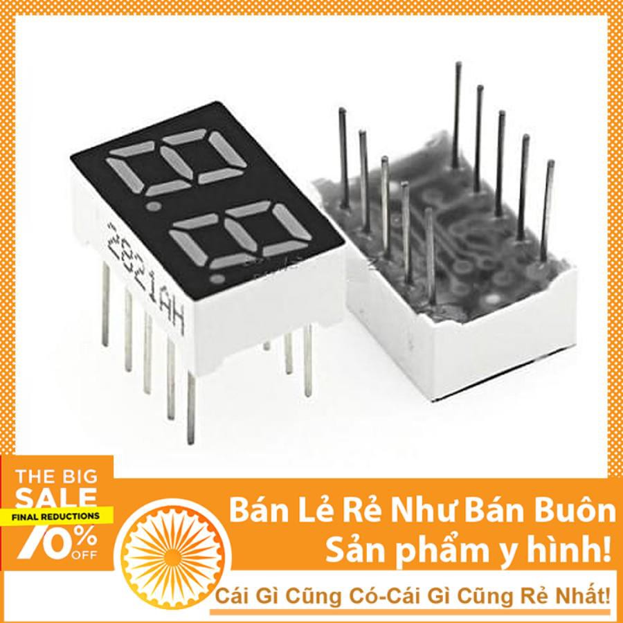 LED 7 Thanh 0.56inch Katot Chung - Sáng Đỏ