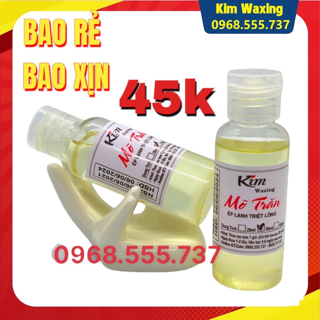 Mỡ trăn nguyên chất 10ml Triệt lông