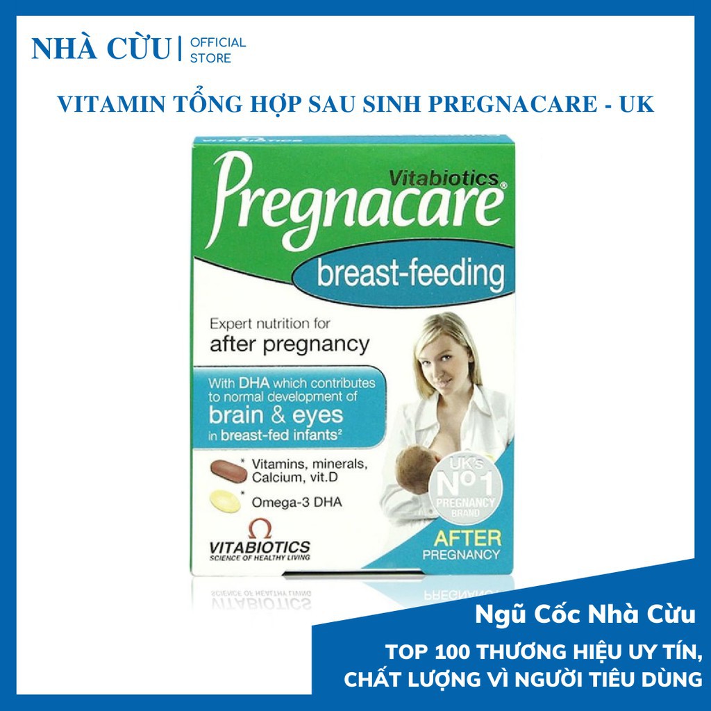 Vitamin Tổng Hợp Cho Phụ Nữ Sau Sinh Pregnacare Breast-feeding - 84 viên