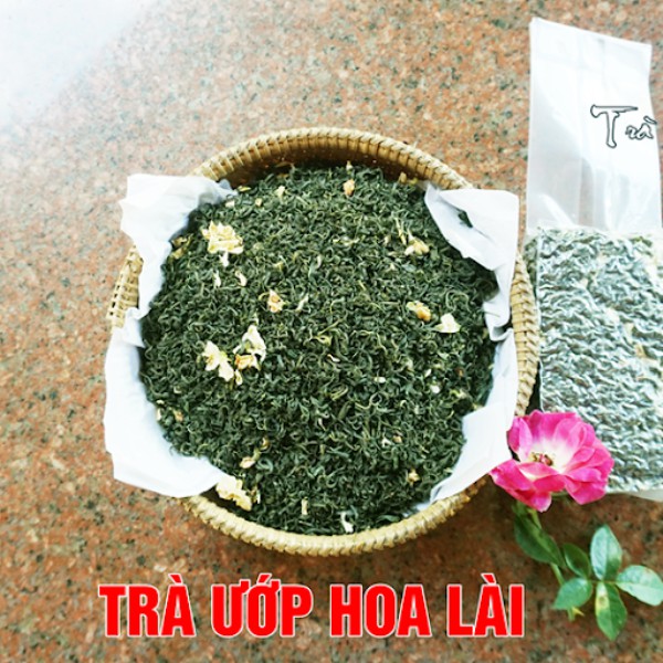 (Lục Trà Là) Trà ướp Hoa Lai Tươi - Jasmine Tea =&gt; Chuyên dùng pha trà sữa, trà chanh, Trà Kombucha tuyệt vời.