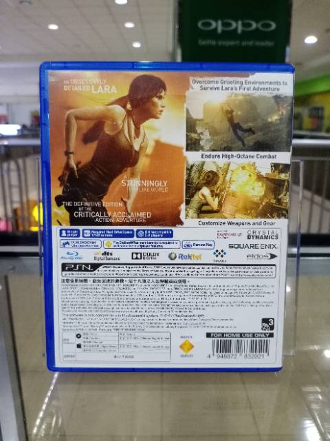 Đĩa Cd Chơi Game Tom Rider Bluray Playstation 4 Bd Ps4