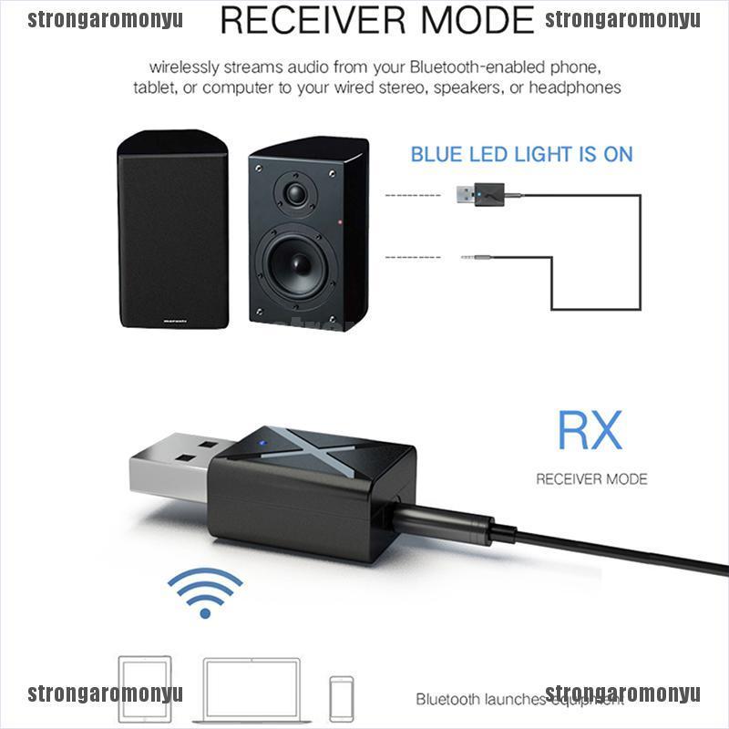 Bộ Thu Phát Tín Hiệu Âm Thanh Bluetooth 2 Trong 1 Cho Xe Hơi