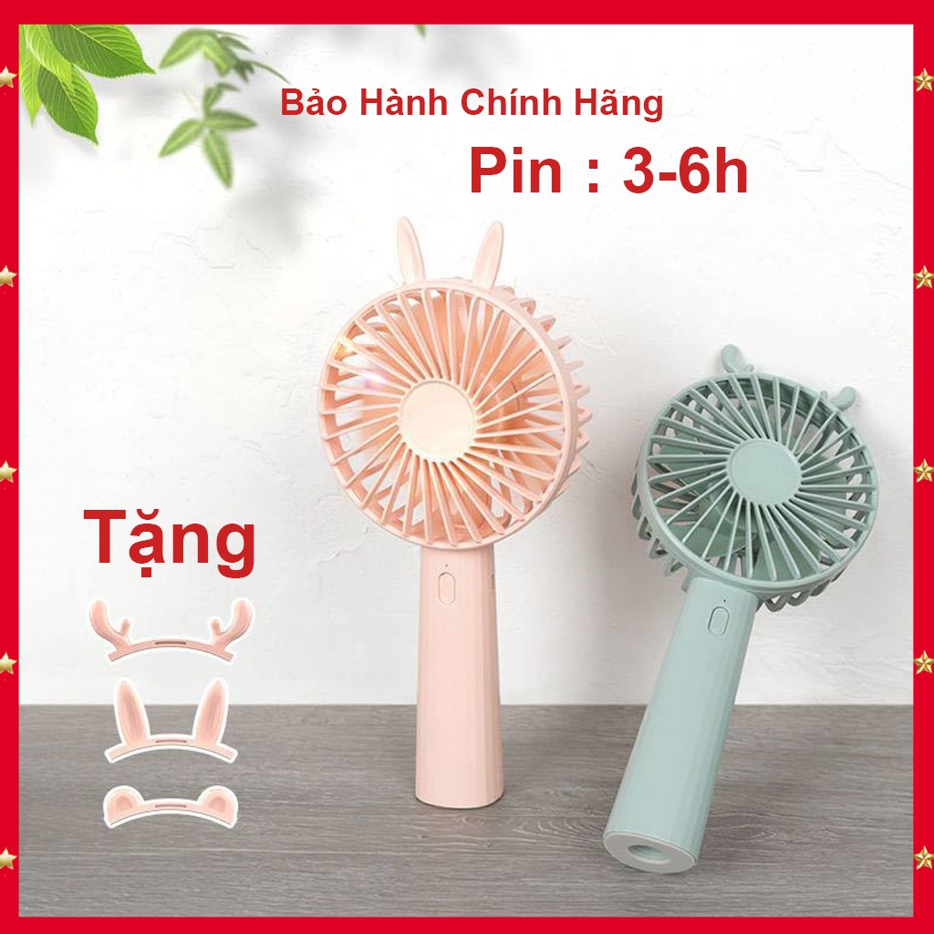 [ 6h SỬ DỤNG] Quạt Mini Sạc Tích Điện Cao Cấp Đảm Bảo An Toàn Khi Sử Dụng