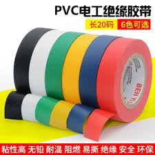 Cây 10 cuộn băng keo điện - đủ màu