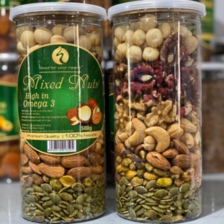 Mixed Nuts 8 loại hạt tách vỏ 500g