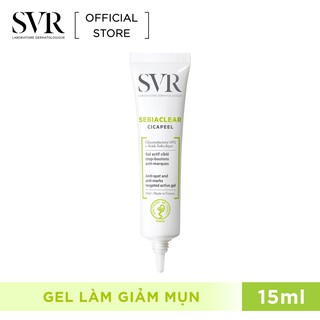Gel chấm mụn svr sebiaclear cicapeel làm giảm mụn viêm sưng 15ml