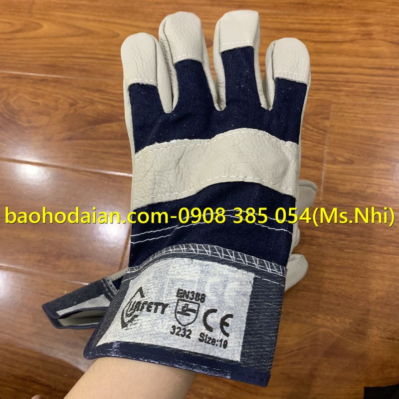 Găng tay da chống tia lửa và bức xạ nhiệt Usafety US-GL-P019
