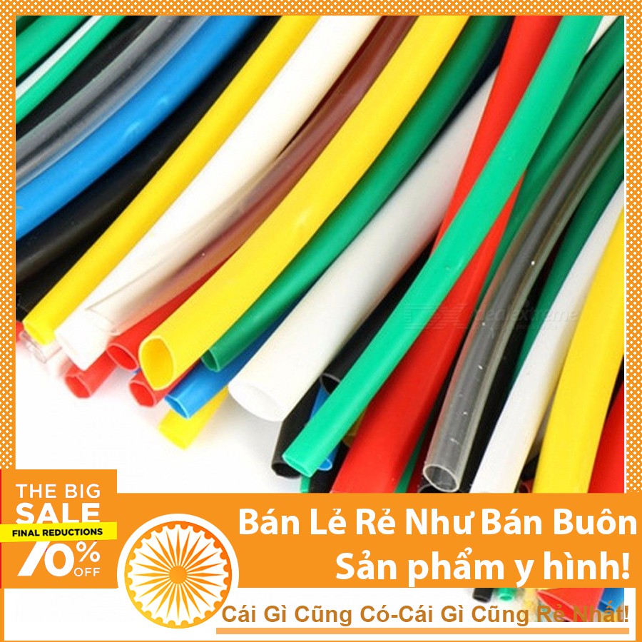 Combo 9 Loại Gen Nhiệt Gồm Phi 1 2 3 4 5 6 7 8 10 - Mỗi Loại 5 Mét
