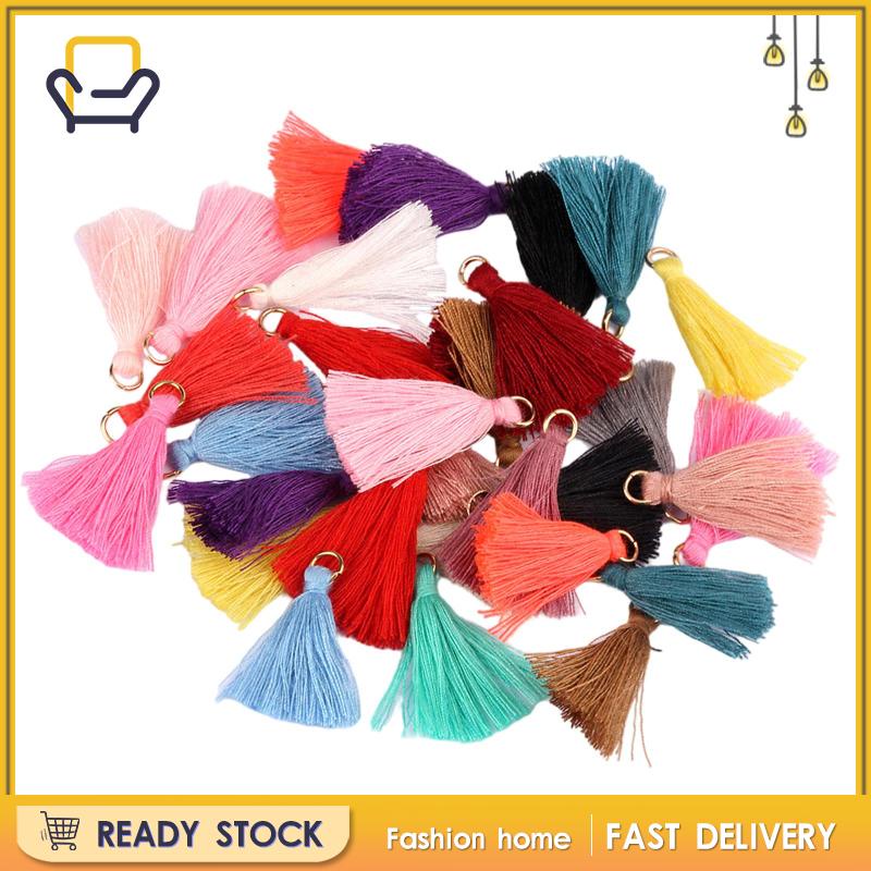 Set 100 Dây Tua Rua Lụa Treo Trang Trí Trang Sức DIY Happi2ness