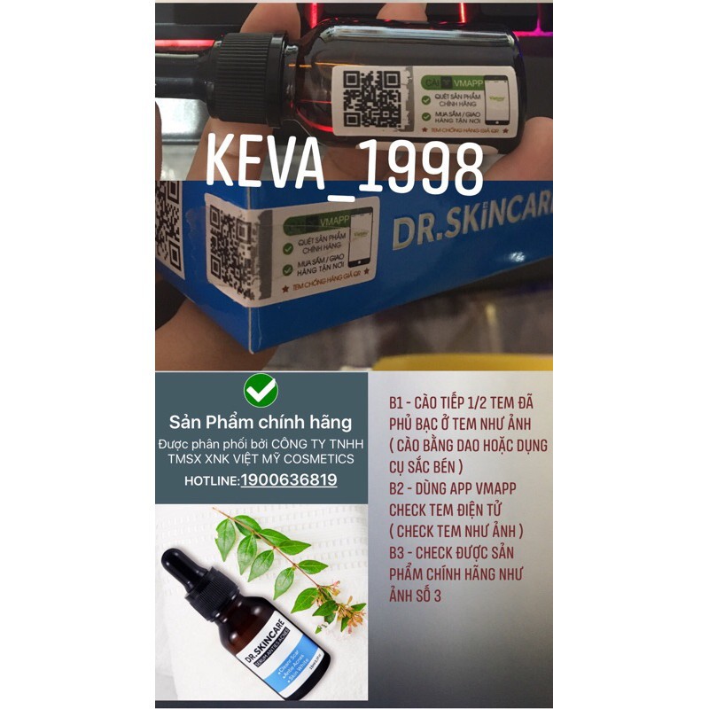 (CHECK MÃ ĐIỆN TỬ - CHÍNH HÃNG 100%)-SERUM MỤN DR.SKINCARE | BigBuy360 - bigbuy360.vn