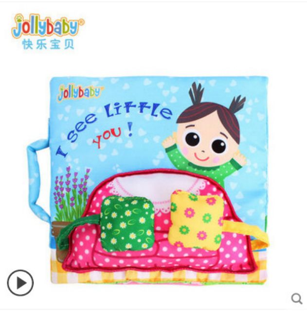 Sách vải lift the flap của Jolly baby
