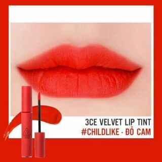 ( HÀNG CHÍNH HÃNG) SON 3CE VELVET LIPTINT HÀN QUỐC