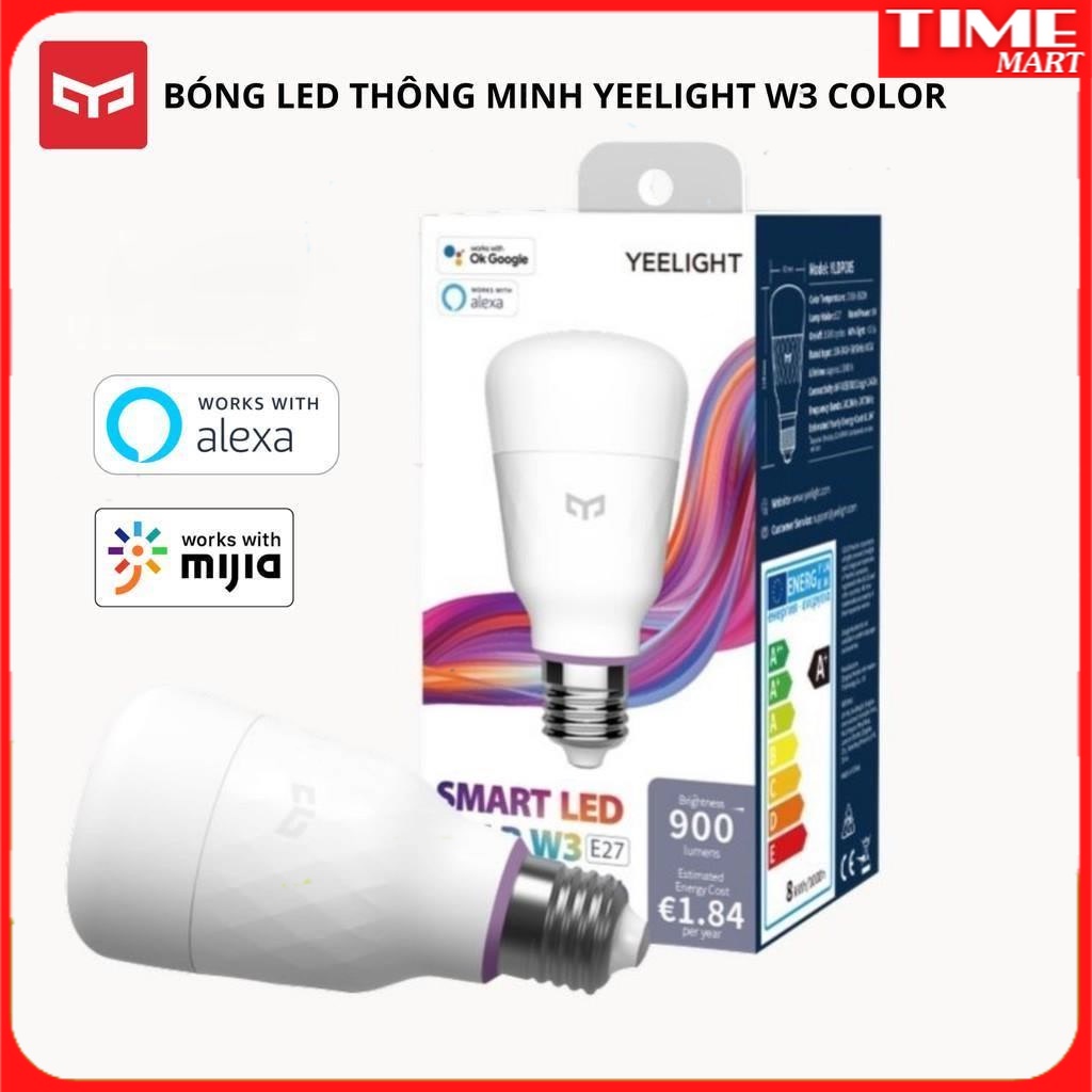 [NEW 2022] Bóng đèn Led thông minh Xiaomi Yeelight Bulb 1S / W3 đui xoắn E27 (RGB 16 triệu màu) - tích hợp Razer Chroma
