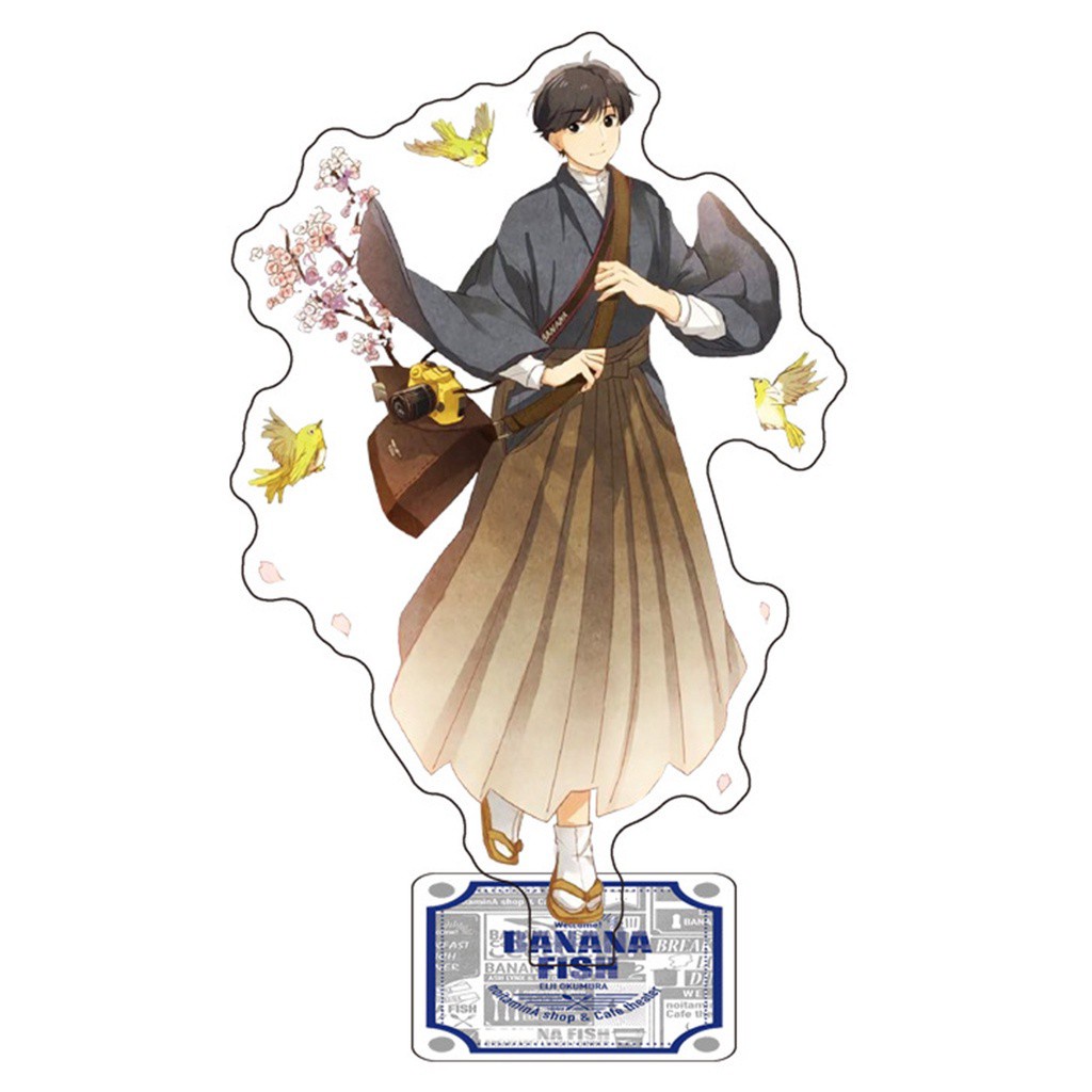 Mô hình đứng nhân vật anime Banana Fish Ash Okumura Eiji chất liệu acrylic dễ thương