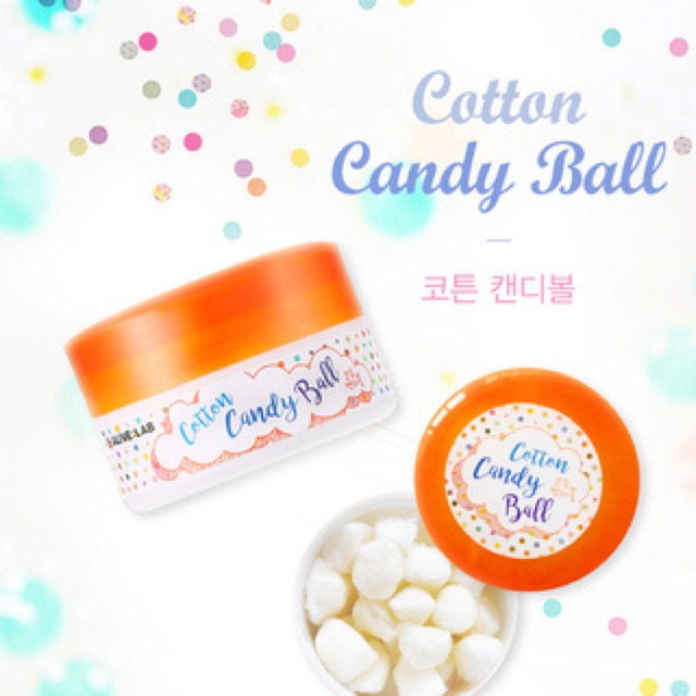 Bông gòn tẩy da chết ALIVE LAB Cotton Candy Ball