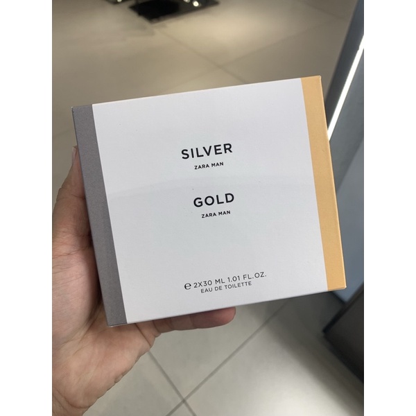 🦅SET NƯỚC HOA ZARA MAN GOLD - SILVER 60 ML/2CHAI