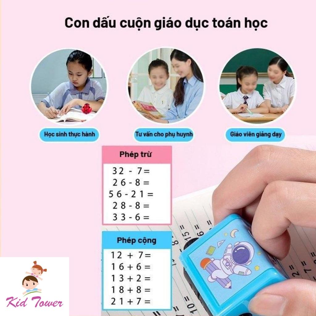 Con lăn phép tính cho bé học toán thông minh