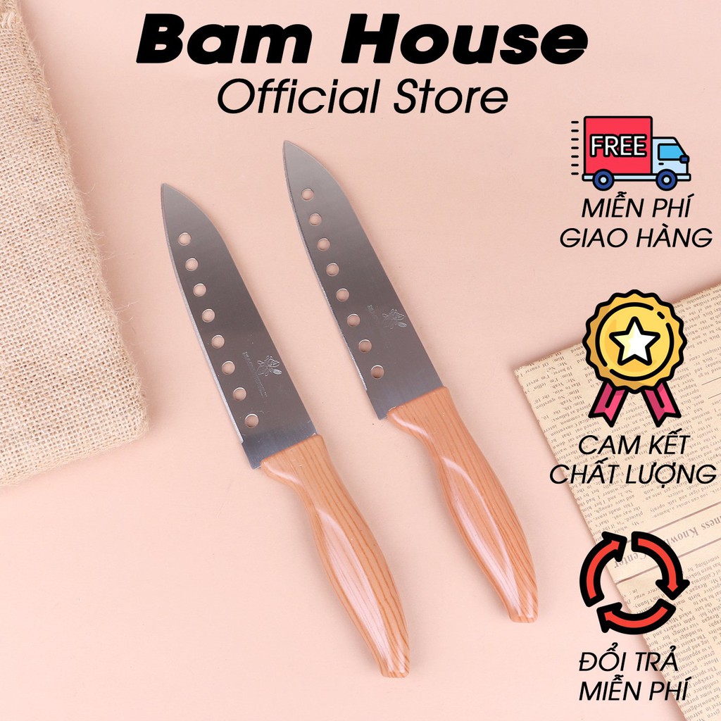 Dao bếp gọt trái cây inox Bam House cán nhựa cao cấp DC02 – BamBam Store