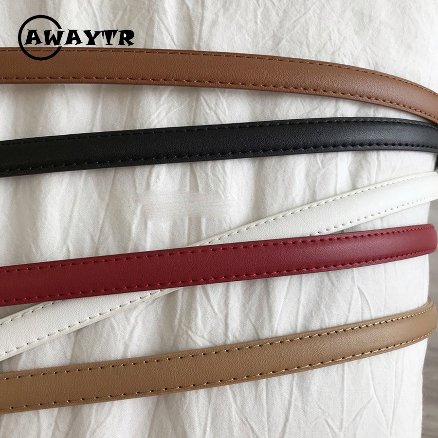 Thắt Lưng Da Bản Nhỏ Thời Trang Hàn Quốc Cho Nữ