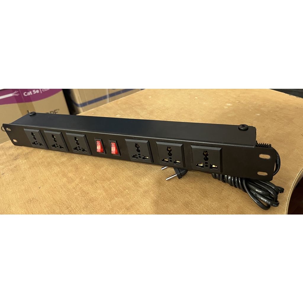 THANH NGUỒN TỦ RACK 6 PORT ĐA NĂNG KHÔNG CB