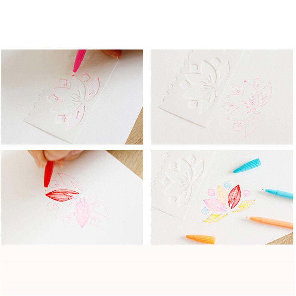 LET Set 8 Tấm Thẻ Giấy Dập Nổi Họa Tiết Trang Trí Album Thủ Công DIY