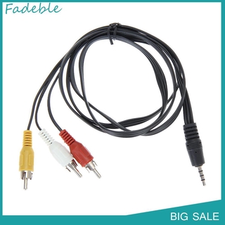 Cáp Chuyển Đổi 3.5mm Sang 3 Rca Dài 1.2m 4ft