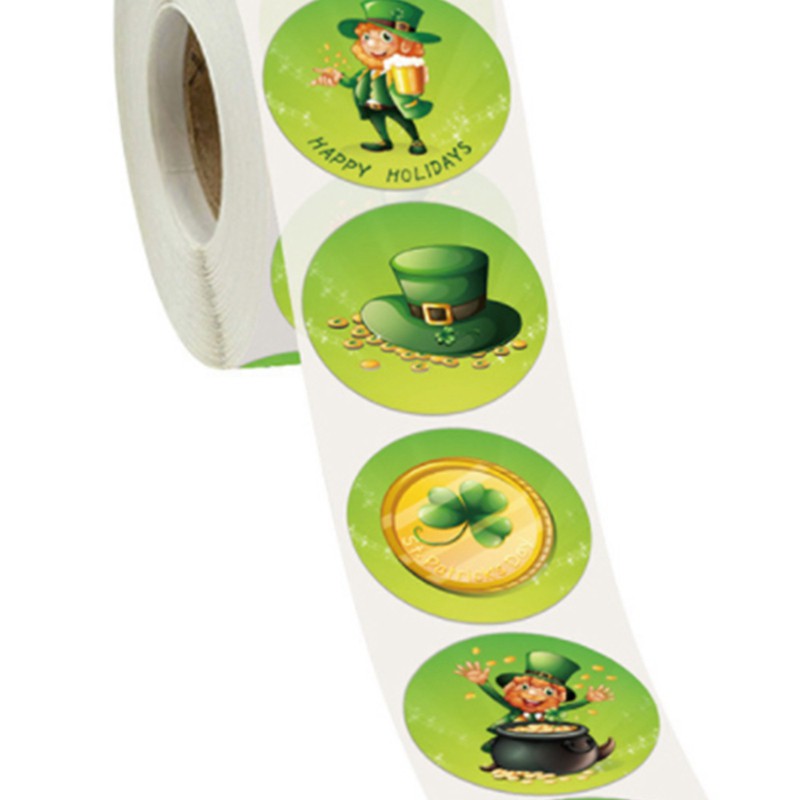 500Pcs St.Patrick'S Day Stickers DIY Candy Favors Gift Boxes-1