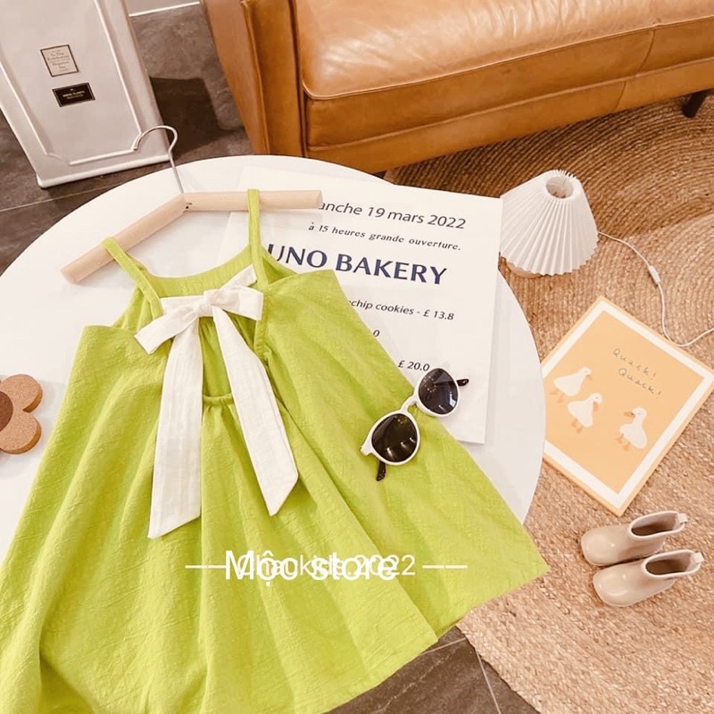 Váy bé gái chất tơ xước