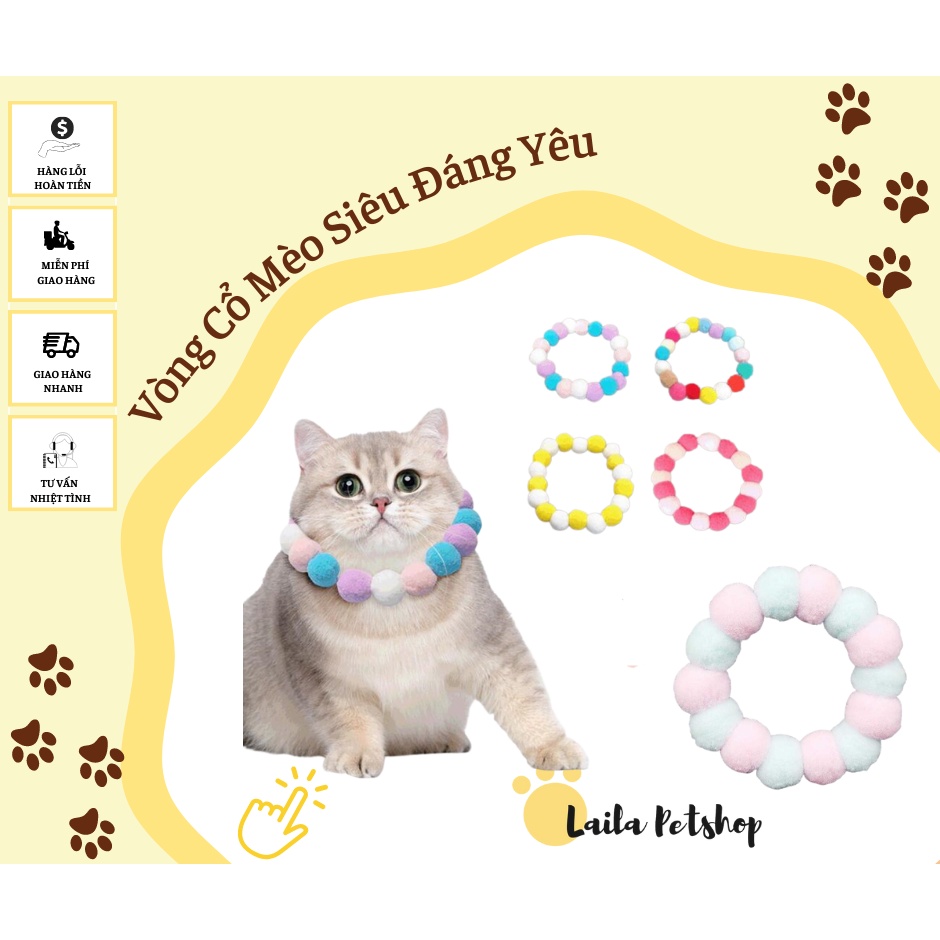 Vòng Cổ Dễ Thương Cho Hoàng Thượng - Laila Petshop